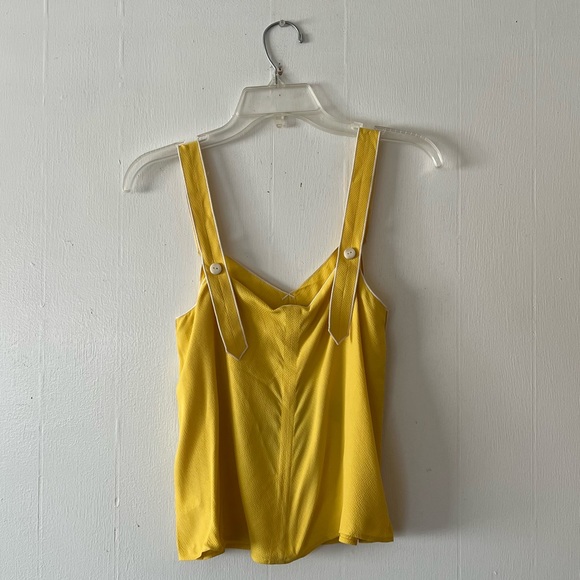 NWT Rag & Bone Tia Tank in Yellow Size XS - Picture 4 of 10